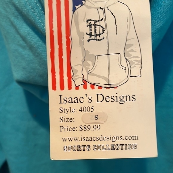 NWT Isaac’s Design⭐️blue sweatshirt - Picture 4 of 5
